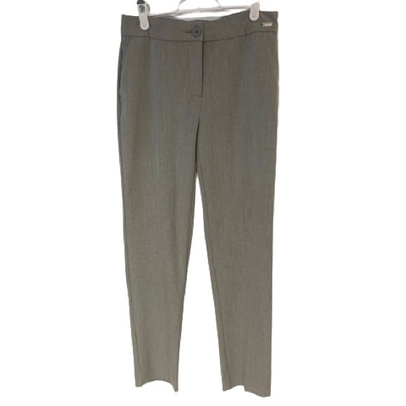 Badgley Mischika Light Grey Slim Leg Dress/Work Pants - Picture 3 of 7